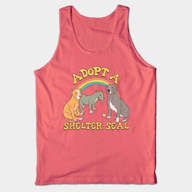 Adopt A Shelter Seal Tank Top by Hillary White Rabbit